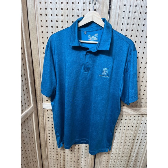 Under Armour Other - Under Armour Mens HeatGear TPC Harding Park Golf Polo Shirt Teal Blue Large LG